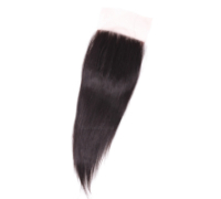 Closure brazilian hair, straight 12"-20" fr.