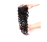 Closure, brazilian hair curly 10"-20" fr.